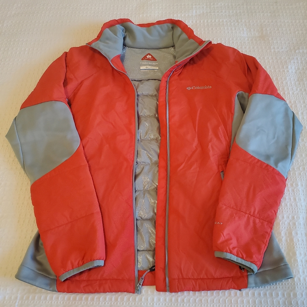 Columbia Red and Gray Ski Jacket